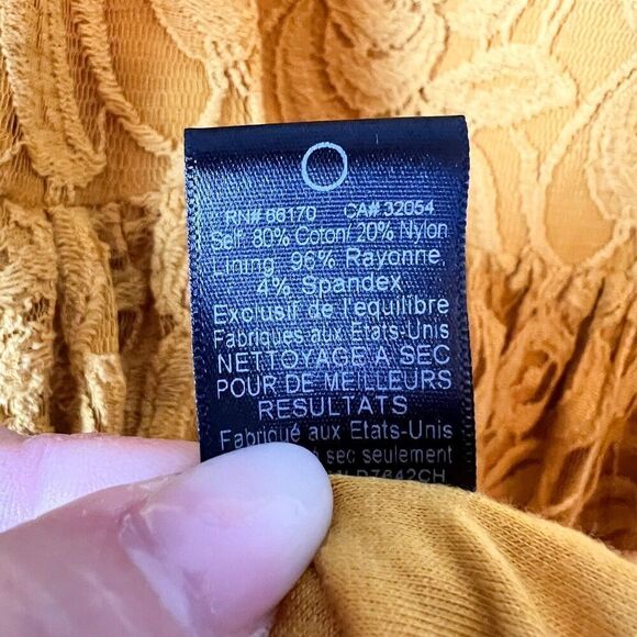 ANTHROPOLOGIE MOULINETTE SOEURS Lace Overlay Summer Dress Size Small EUC - Picture 9 of 9